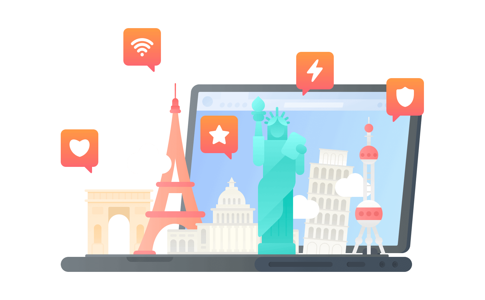 在图瓦卢连接到中国的加速器 - 返华VPN